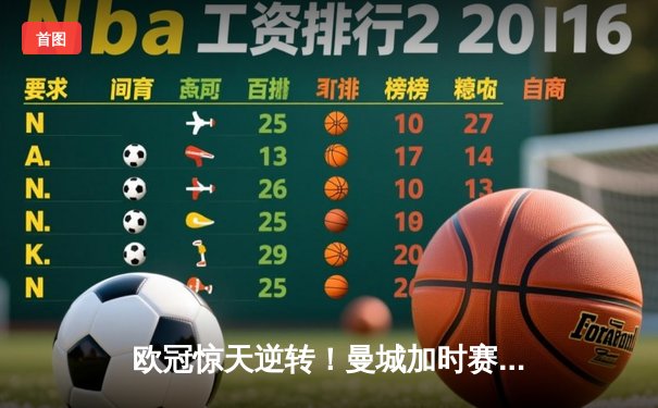 欧冠惊天逆转！曼城加时赛3-2淘汰拜仁，哈兰德独中两元创纪录